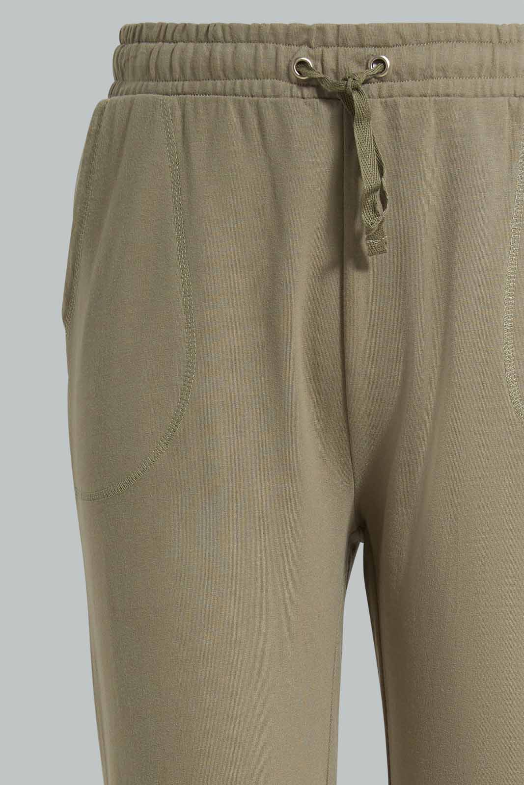 Redtag-Olive-Track-Pants-Category:Joggers,-Colour:Olive,-Deals:New-In,-Filter:Senior-Girls-(8-to-14-Yrs),-GSR-Joggers,-New-In-GSR-APL,-Non-Sale,-Section:Girls-(0-to-14Yrs),-TBL,-W22A-Senior-Girls-9 to 14 Years