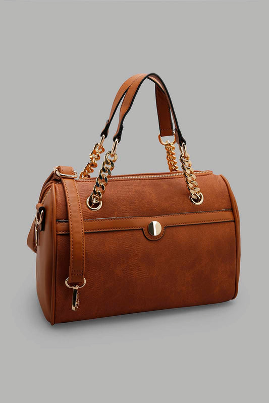 Redtag-Tan-Bollin-Bag-Category:Bags,-Colour:Tan,-Filter:Women's-Accessories,-New-In,-New-In-Women-ACC,-Non-Sale,-Section:Women,-W22B,-Women-Bags-Women-