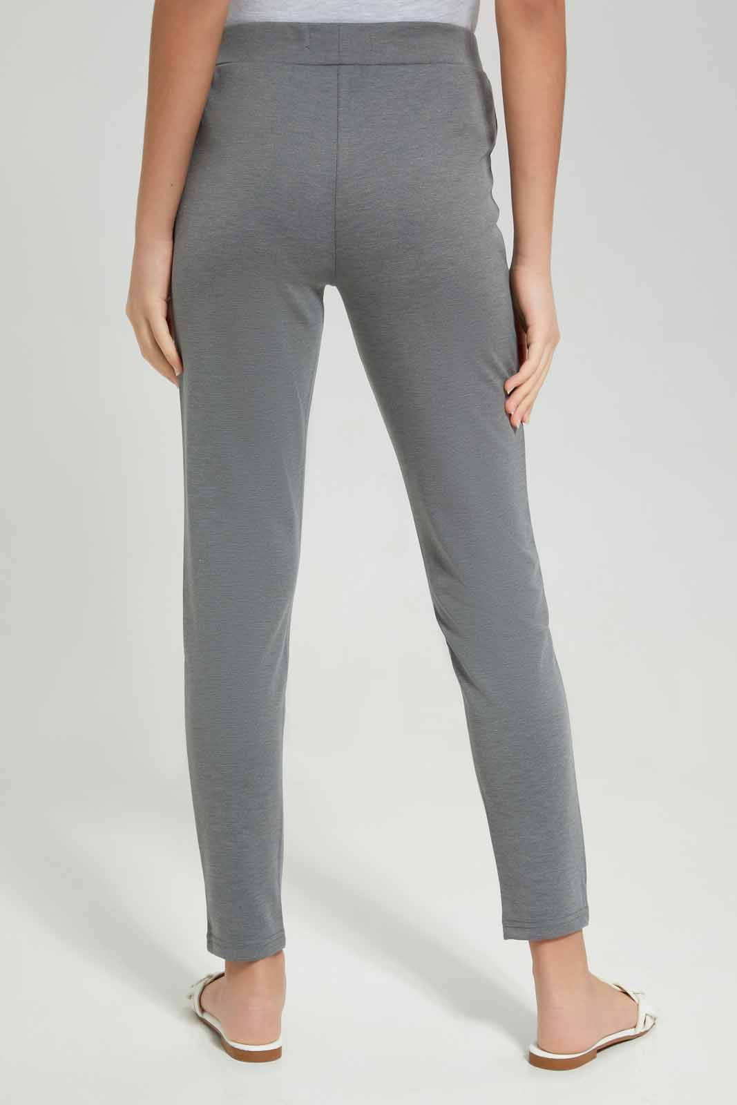 Redtag-Grey-melange-Knitted-Skinny-Category:Trousers,-Colour:Grey,-Deals:New-In,-Filter:Senior-Girls-(8-to-14-Yrs),-GSR-Trousers,-New-In-GSR-APL,-Non-Sale,-Section:Girls-(0-to-14Yrs),-TBL,-W22A-Senior-Girls-9 to 14 Years