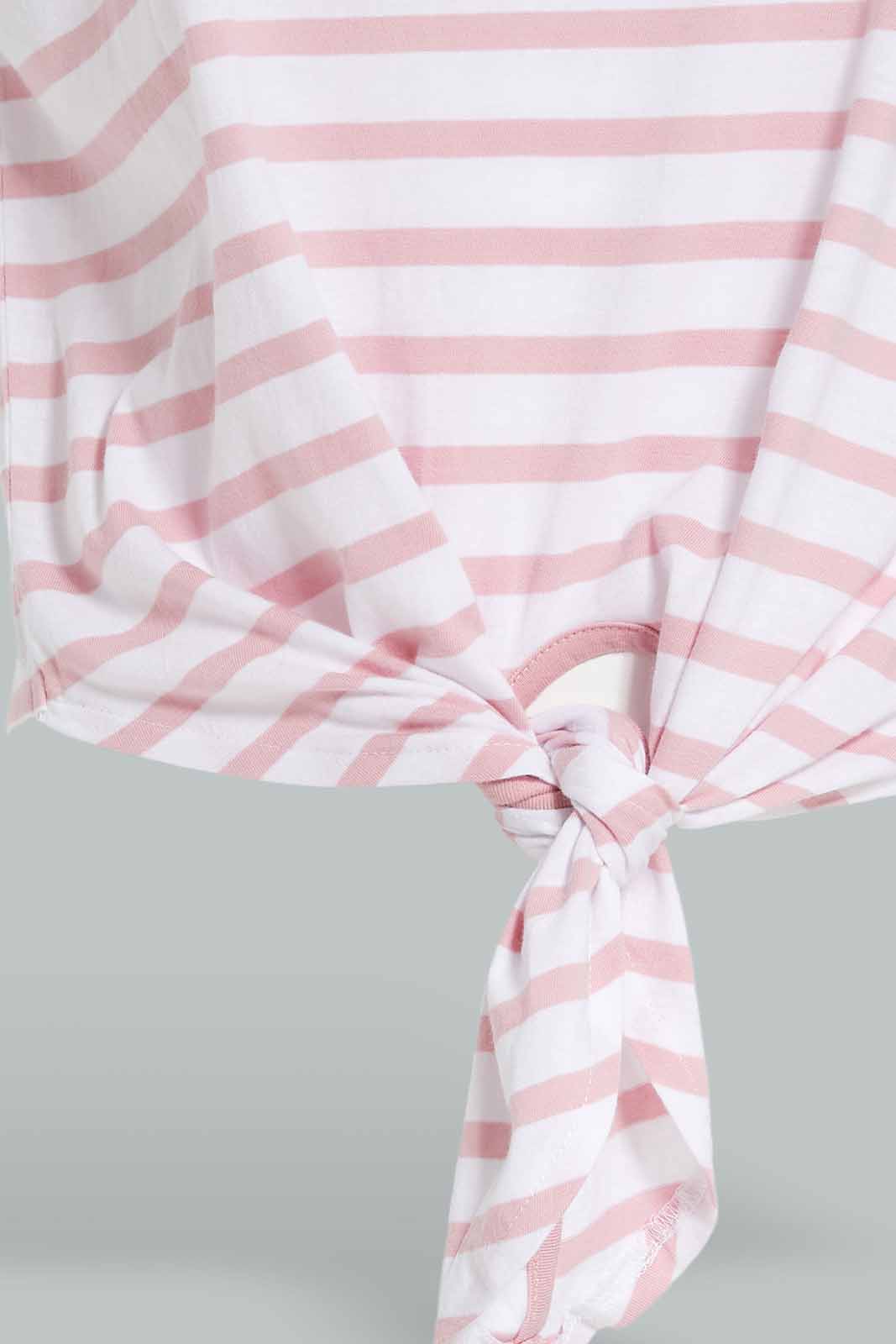 Redtag-Yarn-Dyed-Stripe-Tie-Front-T-Shirt-Bundle,-Category:T-Shirts,-Colour:Assorted,-Deals:3-For-90,-Deals:New-In,-Filter:Women's-Clothing,-New-In-Women-APL,-Section:Women,-W22O,-Women-T-Shirts-Women's-