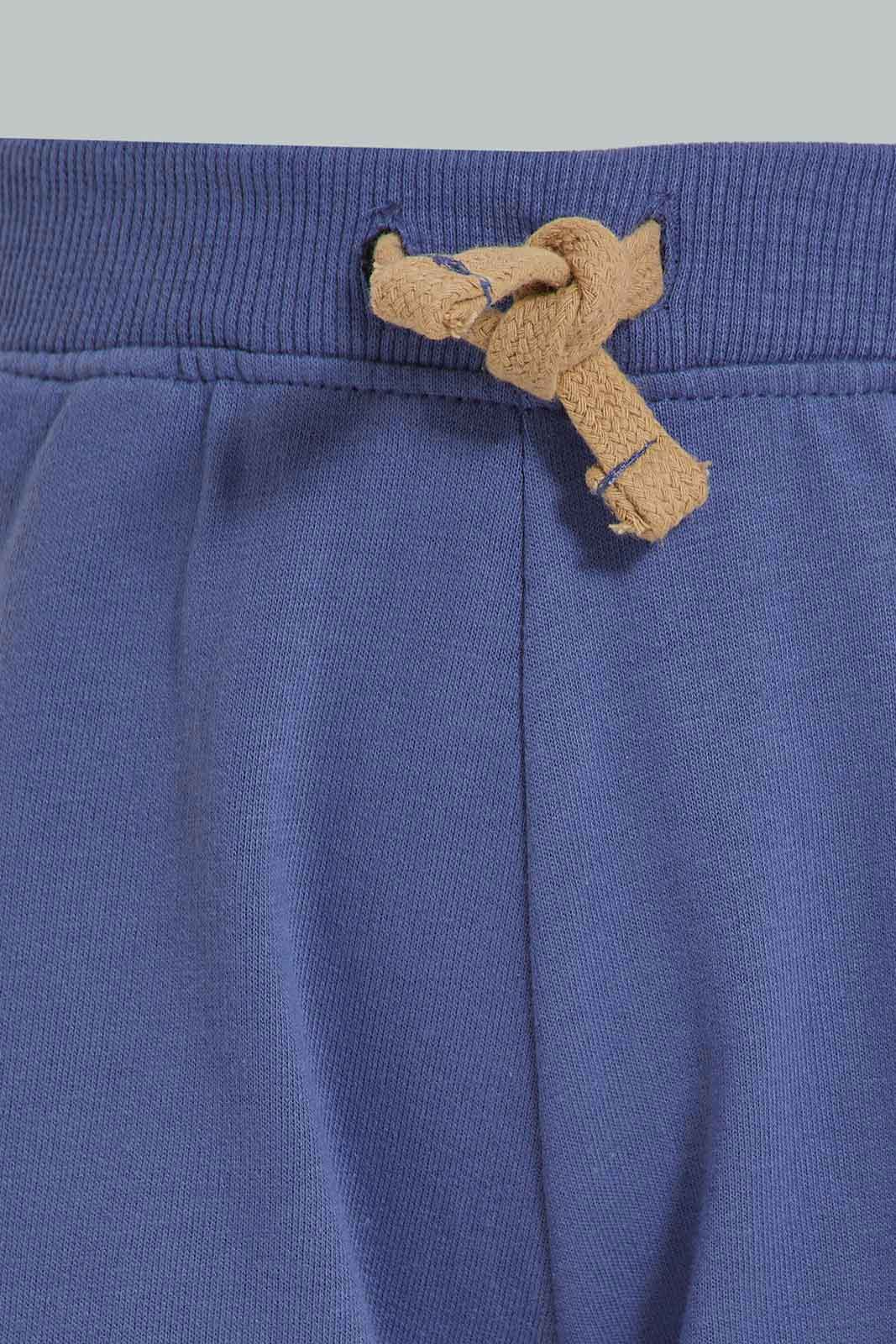 Redtag-Blue-Active-Terry-Shorts-Category:Shorts,-Colour:Blue,-Deals:New-In,-Filter:Infant-Boys-(3-to-24-Mths),-INB-Shorts,-New-In-INB-APL,-Non-Sale,-Section:Boys-(0-to-14Yrs),-W22A-Infant-Boys-3 to 24 Months