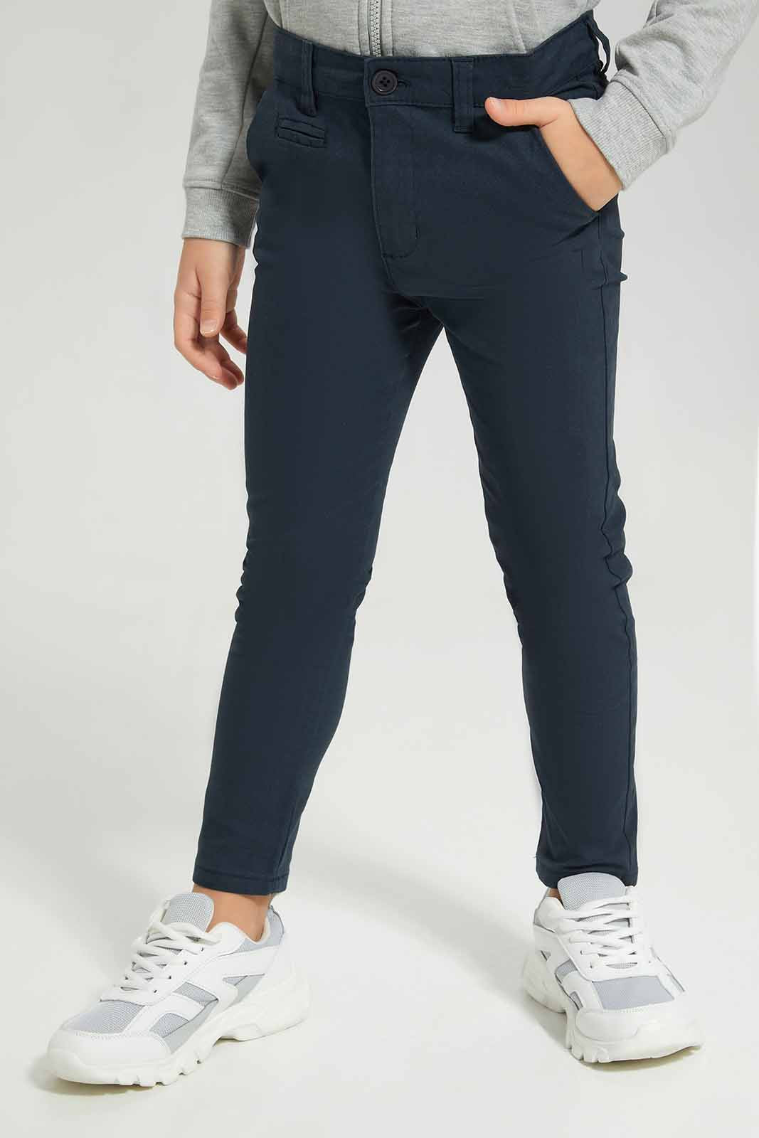 Redtag-Navy-Chino-Pant-BOY-Trousers,-Category:Trousers,-Colour:Navy,-Deals:New-In,-Filter:Boys-(2-to-8-Yrs),-New-In-BOY-APL,-Non-Sale,-Section:Boys-(0-to-14Yrs),-TBL,-W22B-Boys-2 to 8 Years