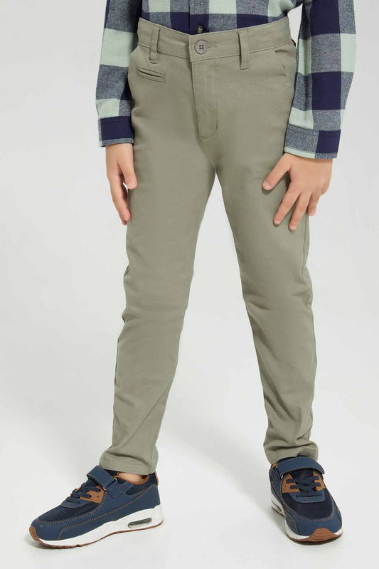 Redtag-Olive-Chino-Pant-BOY-Trousers,-Category:Trousers,-Colour:Green,-Deals:New-In,-Filter:Boys-(2-to-8-Yrs),-New-In-BOY-APL,-Non-Sale,-Section:Boys-(0-to-14Yrs),-TBL,-W22B-Boys-2 to 8 Years