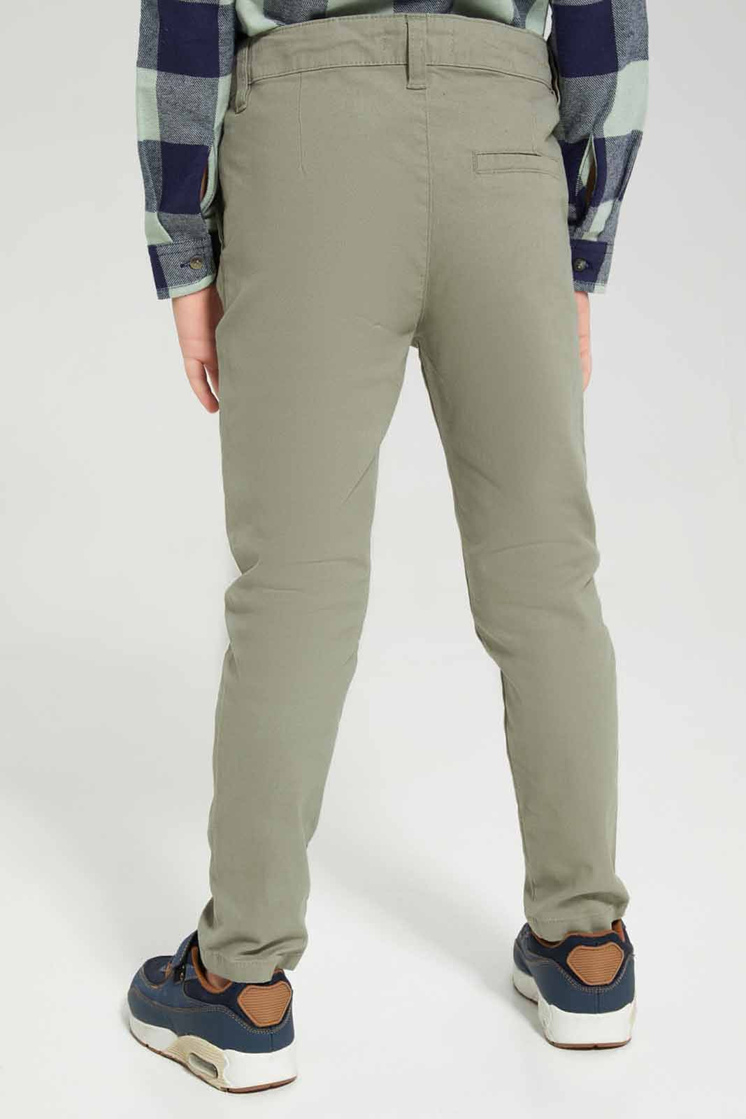 Redtag-Olive-Chino-Pant-BOY-Trousers,-Category:Trousers,-Colour:Green,-Deals:New-In,-Filter:Boys-(2-to-8-Yrs),-New-In-BOY-APL,-Non-Sale,-Section:Boys-(0-to-14Yrs),-TBL,-W22B-Boys-2 to 8 Years