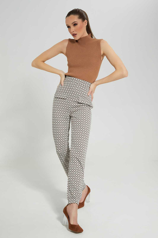Redtag-Sand-Rib-Top-Category:Pullovers,-Colour:Sand,-Deals:New-In,-Filter:Women's-Clothing,-LDC,-LDC-Pullovers,-New-In-LDC-APL,-Non-Sale,-Section:Women,-W22B-Women's-