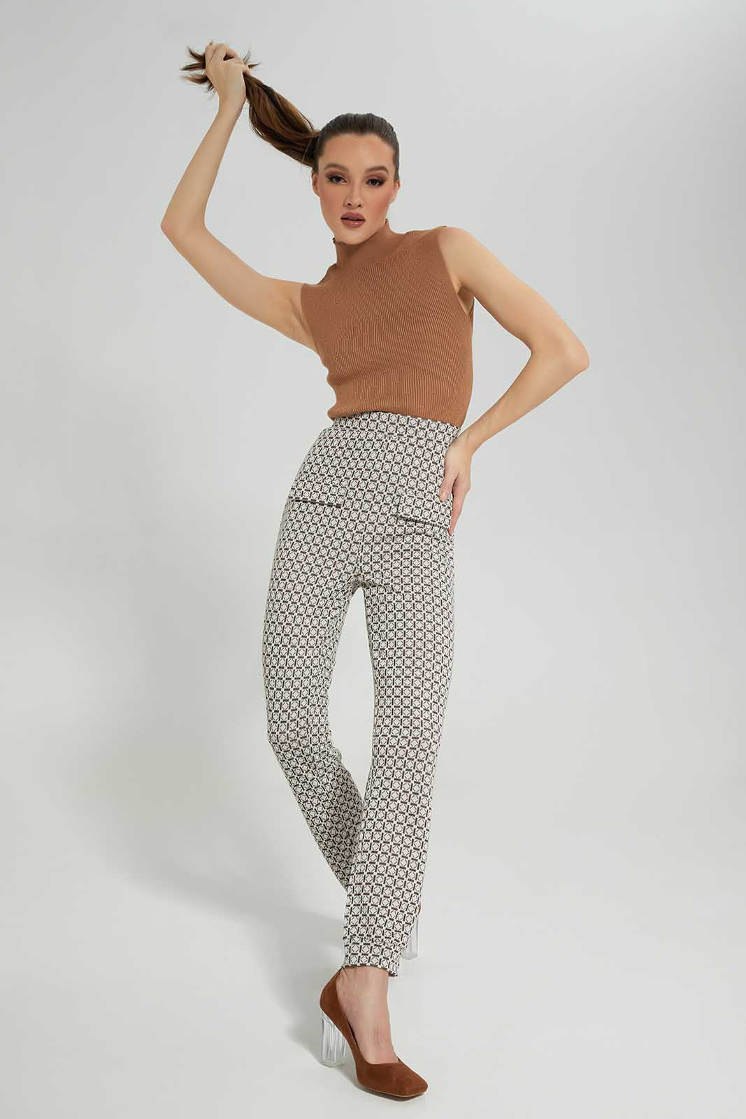 Redtag-Sand-Rib-Top-Category:Pullovers,-Colour:Sand,-Deals:New-In,-Filter:Women's-Clothing,-LDC,-LDC-Pullovers,-New-In-LDC-APL,-Non-Sale,-Section:Women,-W22B-Women's-
