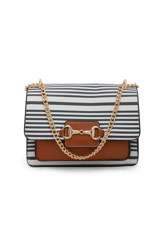 Redtag-Navy-And-White-Nautical-Stripe-Cross-Sbosy-Bag-Category:Bags,-Colour:Assorted,-Dept:Ladieswear,-Filter:Women's-Accessories,-New-In,-New-In-Women-ACC,-Non-Sale,-Section:Women,-W22B,-Women-Bags-Women-