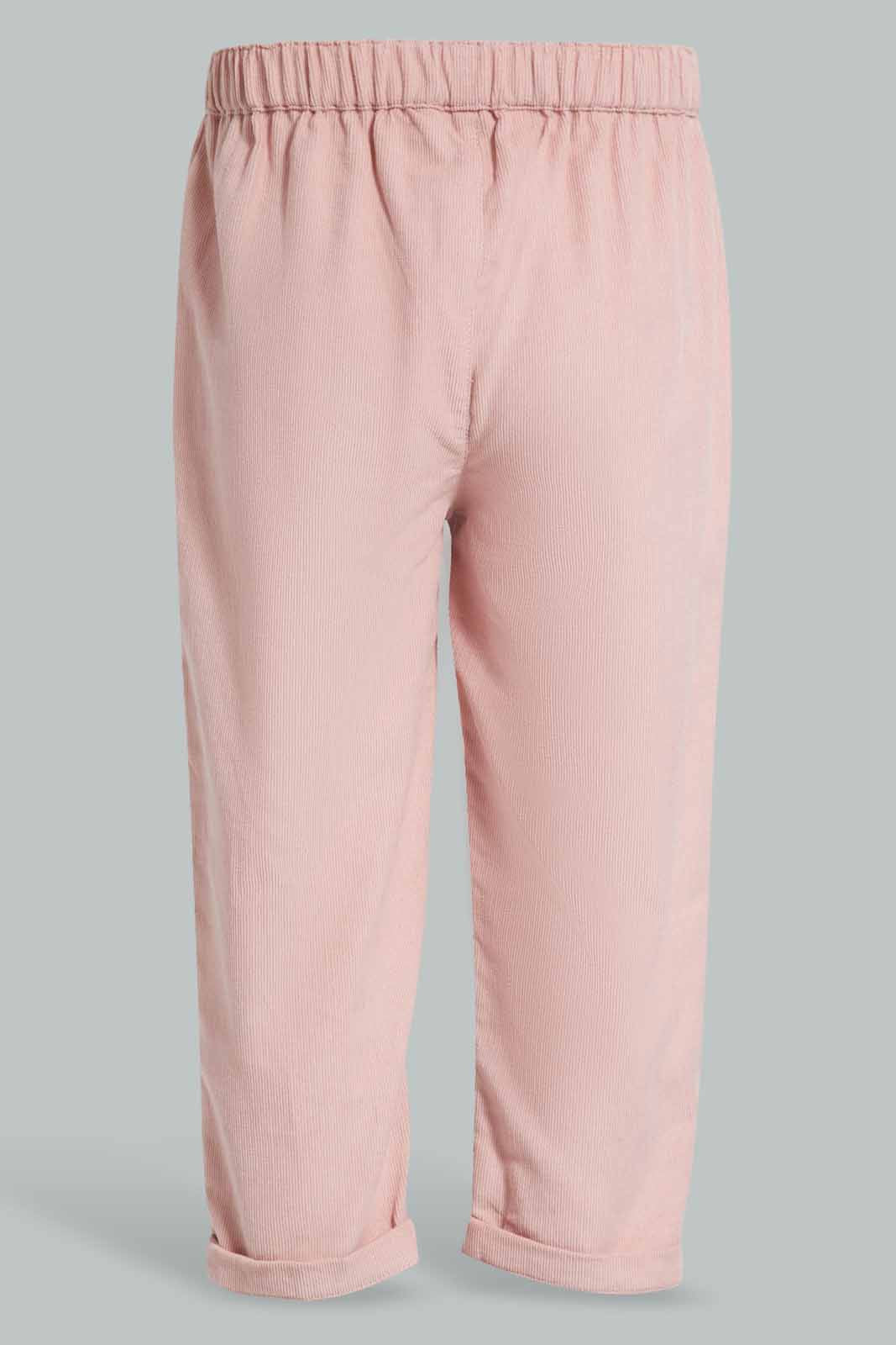 Redtag-Dusty-Pink-Corduuroy-Trouser-Category:Trousers,-Colour:Apricot,-Deals:3-For-90,-Deals:New-In,-Filter:Infant-Girls-(3-to-24-Mths),-ING-Trousers,-New-In-ING-APL,-Section:Girls-(0-to-14Yrs),-W22A-Infant-Girls-3 to 24 Months