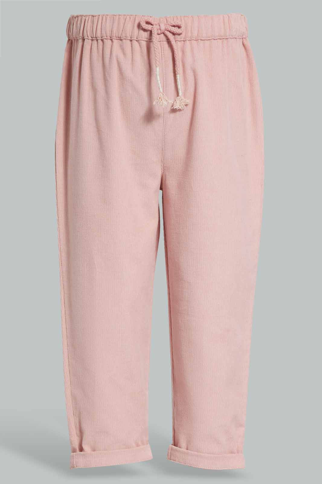 Redtag-Dusty-Pink-Corduuroy-Trouser-Category:Trousers,-Colour:Apricot,-Deals:3-For-90,-Deals:New-In,-Filter:Infant-Girls-(3-to-24-Mths),-ING-Trousers,-New-In-ING-APL,-Section:Girls-(0-to-14Yrs),-W22A-Infant-Girls-3 to 24 Months