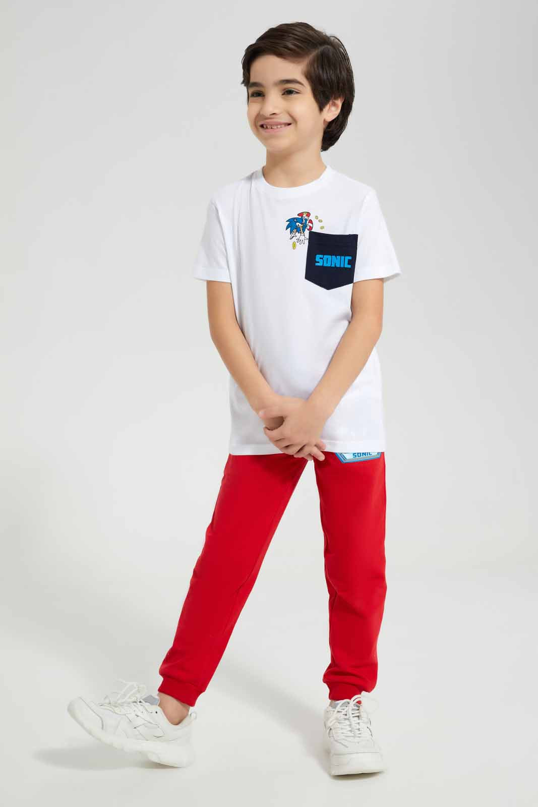 Redtag-White-Sonic-Pocket-Graphic-Short-Sleeve-T-Shirt-BOY-T-Shirts,-Category:T-Shirts,-Colour:White,-Deals:New-In,-Filter:Boys-(2-to-8-Yrs),-New-In-BOY-APL,-Non-Sale,-Section:Boys-(0-to-14Yrs),-TBL,-W22A-Boys-2 to 8 Years