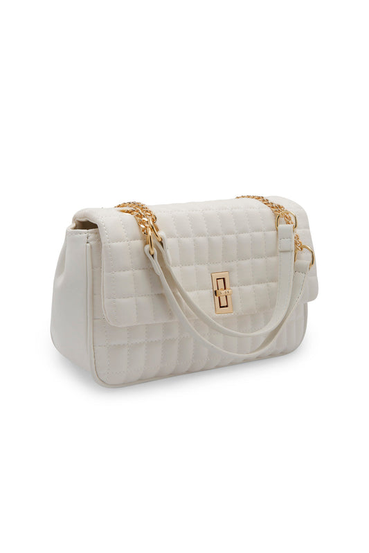 Redtag-White-Embellished-Messenger-Bag-Category:Bags,-Colour:White,-Dept:Ladieswear,-Filter:Women's-Accessories,-New-In,-New-In-Women-ACC,-Non-Sale,-Section:Women,-W22B,-Women-Bags-Women-