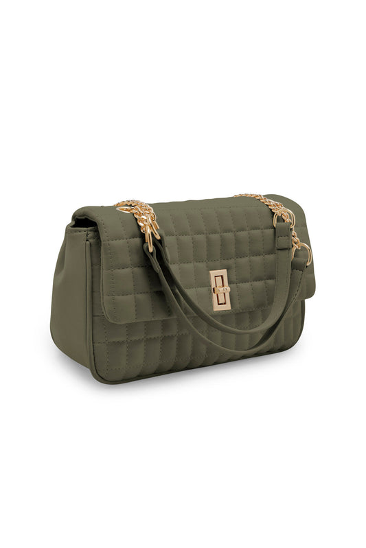 Redtag-Olive-Green-Embellished-Messenger-Bag-Category:Bags,-Colour:Olive,-Dept:Ladieswear,-Filter:Women's-Accessories,-New-In,-New-In-Women-ACC,-Non-Sale,-Section:Women,-W22B,-Women-Bags-Women-