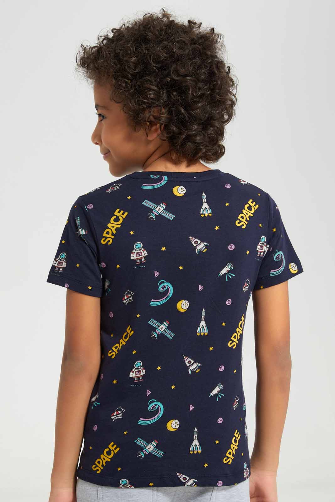 Redtag-NAVY-SPACE-ALL-OVER-PRINT-T-SHIRT-BOY-T-Shirts,-Category:T-Shirts,-Colour:Navy,-Deals:New-In,-Filter:Boys-(2-to-8-Yrs),-New-In-BOY-APL,-Non-Sale,-Section:Boys-(0-to-14Yrs),-TBL,-W22A-Boys-2 to 8 Years