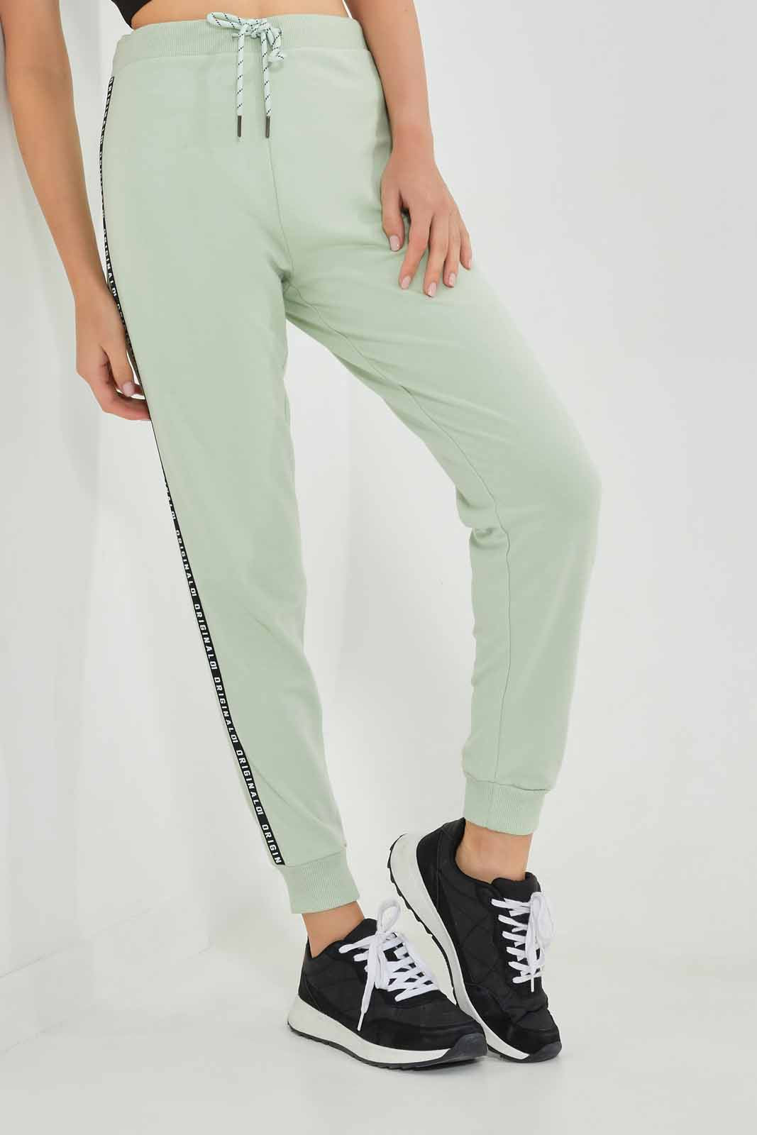 Redtag-BeigeBasic-Jogger-Side-Applique-Category:Joggers,-Colour:Beige,-Deals:New-In,-Filter:Women's-Clothing,-New-In-Women-APL,-Non-Sale,-Section:Women,-W22A,-Women-Joggers-Women's-