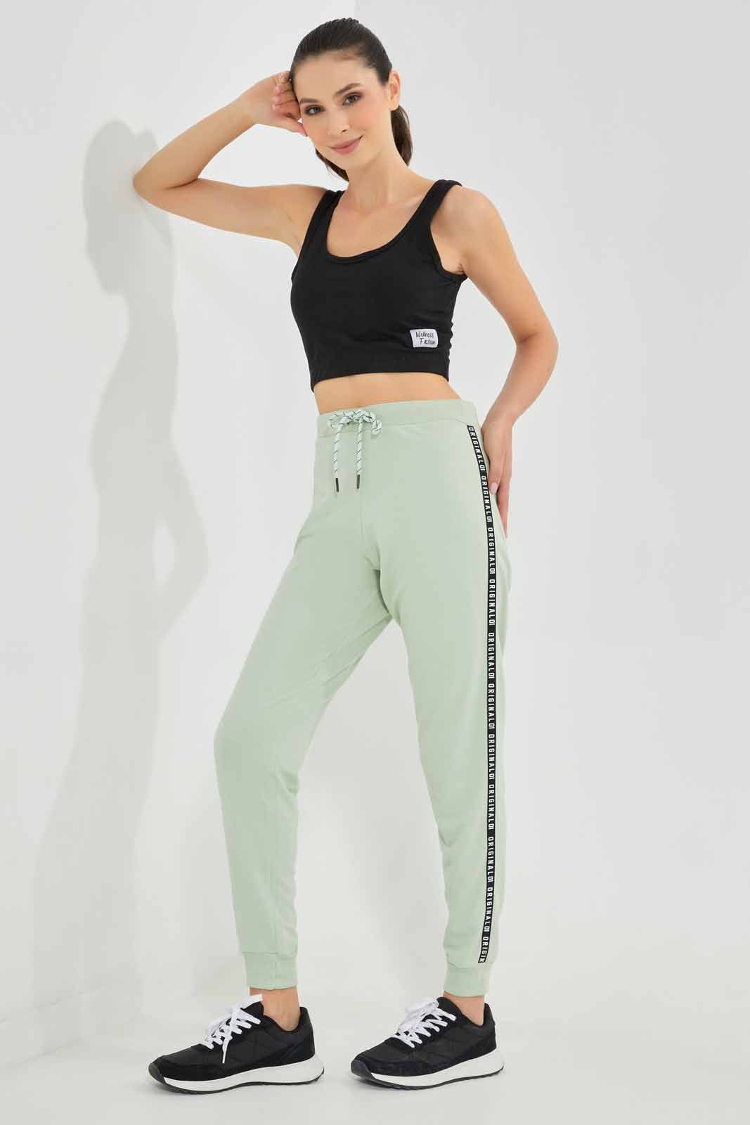 Redtag-BeigeBasic-Jogger-Side-Applique-Category:Joggers,-Colour:Beige,-Deals:New-In,-Filter:Women's-Clothing,-New-In-Women-APL,-Non-Sale,-Section:Women,-W22A,-Women-Joggers-Women's-