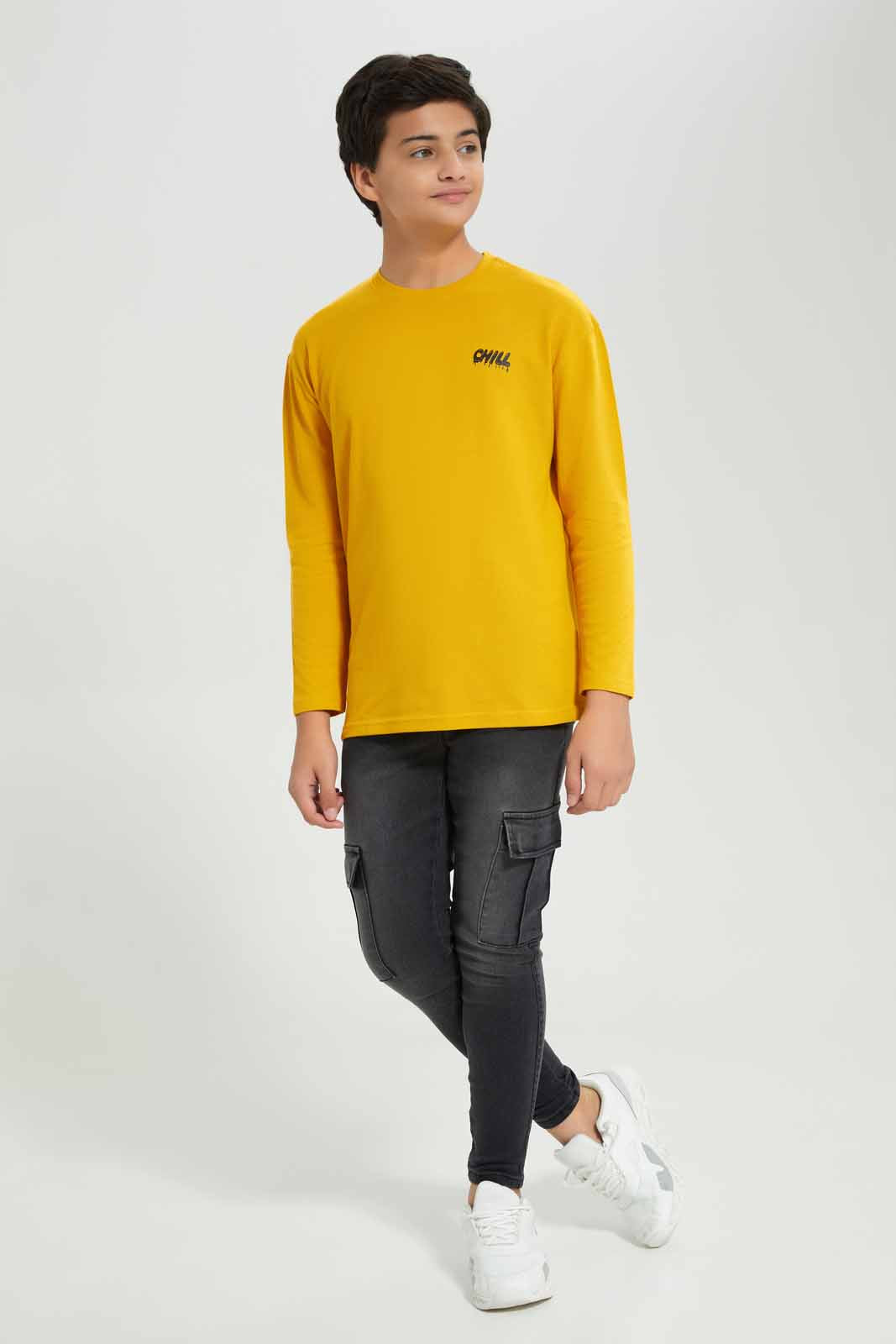 Redtag-Black-Cargo-Jeans-BSR-Jeans,-Category:Jeans,-Colour:Black,-Deals:New-In,-Filter:Senior-Boys-(8-to-14-Yrs),-New-In-BSR-APL,-Non-Sale,-Section:Boys-(0-to-14Yrs),-W22A-Senior-Boys-9 to 14 Years