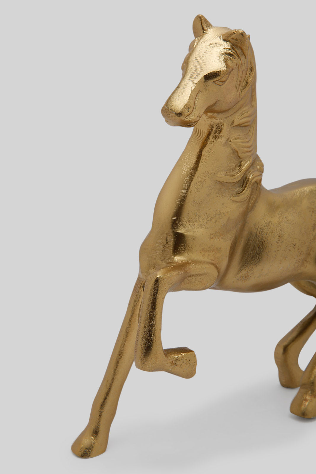 Redtag-Gold-Decorative-Metal-Horse-Category:Artefact,-Colour:Gold,-Deals:New-In,-Dept:Home,-Filter:Home-Decor,-HMW-HOM-Decorative-Accessories,-New-In-HMW-HOM,-Non-Sale,-Section:Homewares,-W22B-Home-Decor-