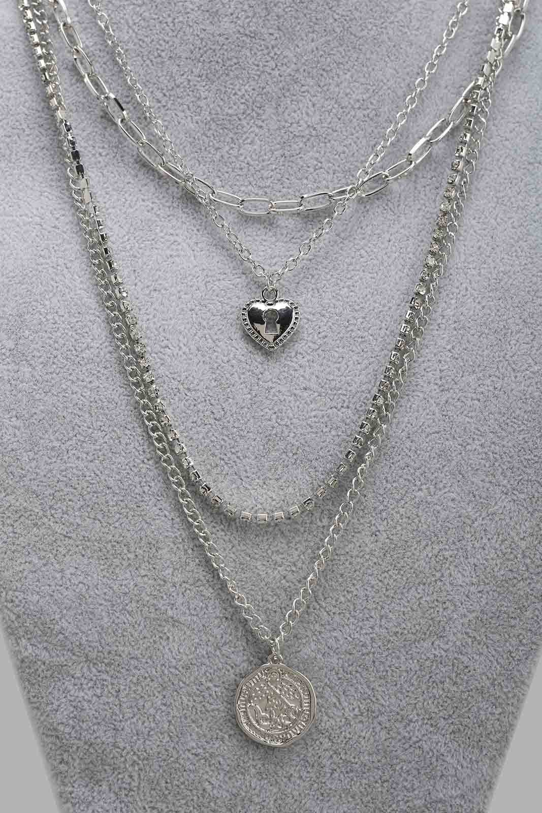 Redtag-Necklace-Category:Jewellery,-Colour:Assorted,-Filter:Women's-Accessories,-LEC-Jewellery,-New-In,-New-In-Women-ACC,-Non-Sale,-Section:Women,-W22A-Women-
