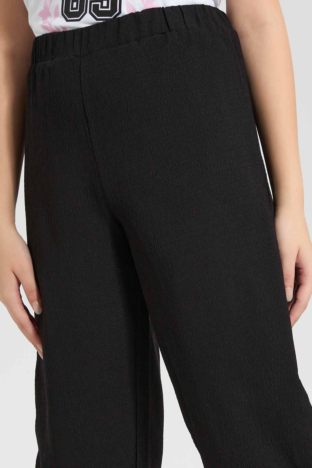 Redtag-Black-crinckle-trouser-Category:Trousers,-Colour:Black,-Deals:3-For-90,-Deals:New-In,-Filter:Senior-Girls-(8-to-14-Yrs),-GSR-Trousers,-New-In-GSR-APL,-Section:Girls-(0-to-14Yrs),-W22A-Senior-Girls-9 to 14 Years