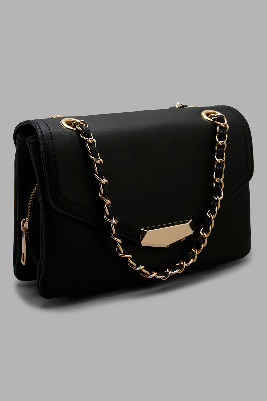 Redtag-Black-Cross-Body-Bag-Category:Bags,-Colour:Black,-Filter:Women's-Accessories,-New-In,-New-In-Women-ACC,-Non-Sale,-Section:Women,-W22B,-Women-Bags-Women-