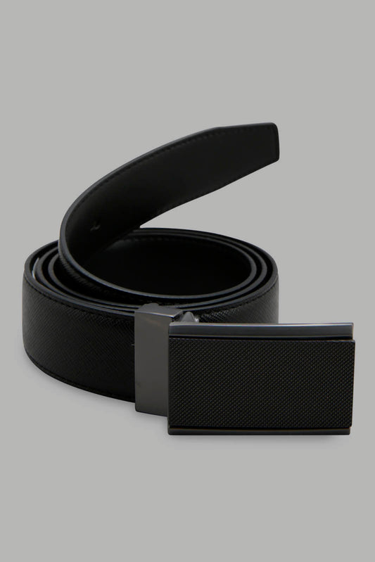 Redtag-Black-Belt-Category:Belts,-Colour:Black,-Filter:Men's-Accessories,-H1:ACC,-H2:GEN,-H3:MEA,-H4:FAA,-Men-Belts,-New-In,-New-In-Men-ACC,-Non-Sale,-Season:W22A,-Section:Men,-W22A-Men's-
