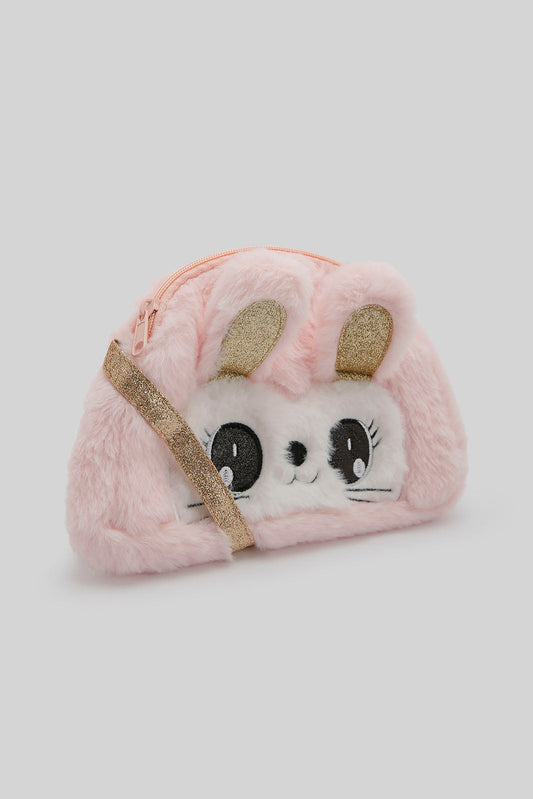 Redtag-Multi-Colour-Character-Faux-Fur-Cross-Body-Bag-Category:Bags,-Colour:Assorted,-Filter:Girls-Accessories,-GIR-Bags,-New-In,-New-In-GIR-ACC,-Non-Sale,-Section:Girls-(0-to-14Yrs),-W22B-Girls-