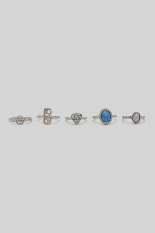 Redtag-Assorted-Rings-Category:Jewellery,-Colour:Assorted,-Filter:Women's-Accessories,-New-In,-New-In-Women-ACC,-Non-Sale,-Section:Women,-W22B,-Women-Jewellery-Women-