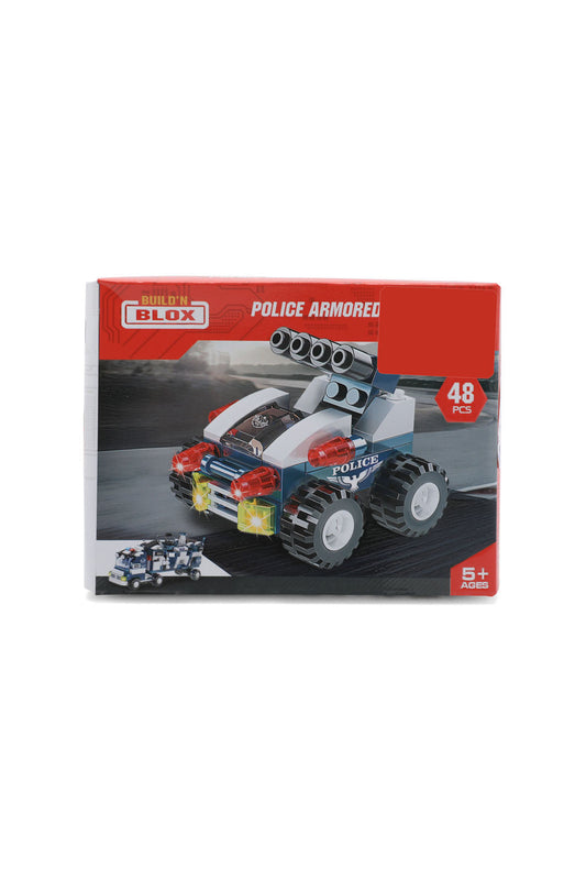 Redtag-Build'N-Blox-Police-Series---8-In-1-Category:Toys,-Colour:Assorted,-Filter:Toys-Accessories,-IMP-Toys,-New-In,-New-In-IMP-ACC,-Non-Sale,-Section:Girls-(0-to-14Yrs),-W22A-Toys-