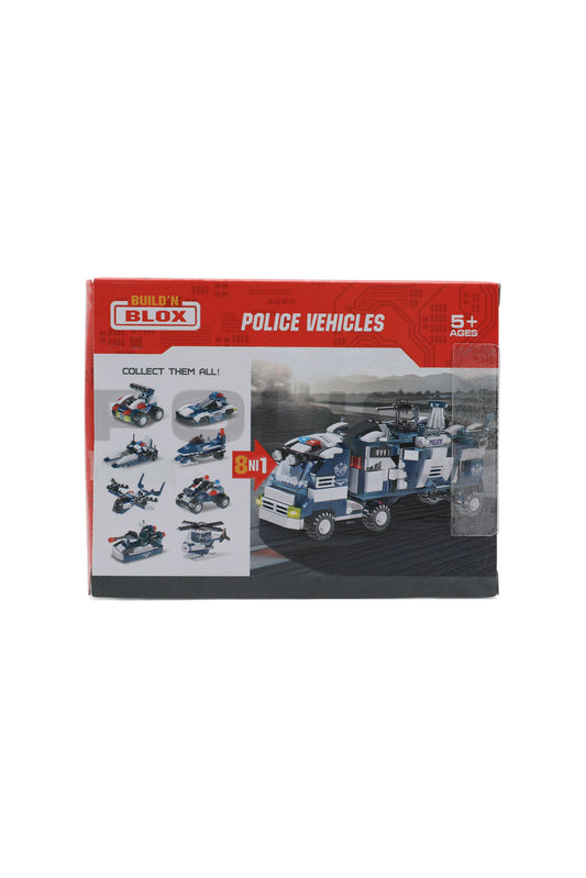 Redtag-Build'N-Blox-Police-Series---8-In-1-Category:Toys,-Colour:Assorted,-Filter:Toys-Accessories,-IMP-Toys,-New-In,-New-In-IMP-ACC,-Non-Sale,-Section:Girls-(0-to-14Yrs),-W22A-Toys-