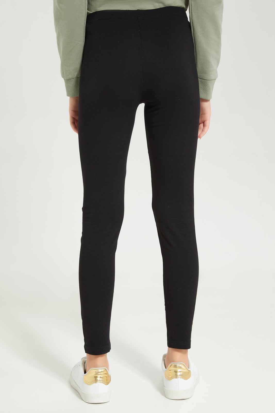 Redtag-Black-Leggings-W/print-Category:Leggings,-Colour:Black,-Deals:New-In,-Dept:Girls,-Filter:Senior-Girls-(8-to-14-Yrs),-GSR-Leggings,-New-In-GSR-APL,-Non-Sale,-Section:Girls-(0-to-14Yrs),-TBL,-W22A-Senior-Girls-