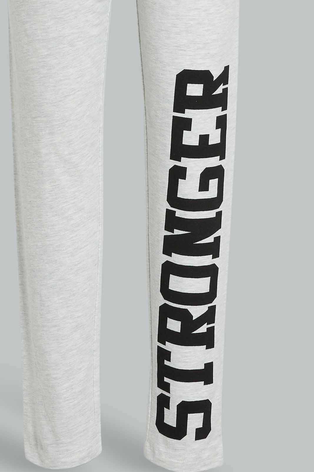 Redtag-Grey-Melange-Leggings-W/print-Category:Leggings,-Colour:Grey,-Deals:New-In,-Dept:Girls,-Filter:Senior-Girls-(8-to-14-Yrs),-GSR-Leggings,-New-In-GSR-APL,-Non-Sale,-Section:Girls-(0-to-14Yrs),-TBL,-W22A-Senior-Girls-9 to 14 Years