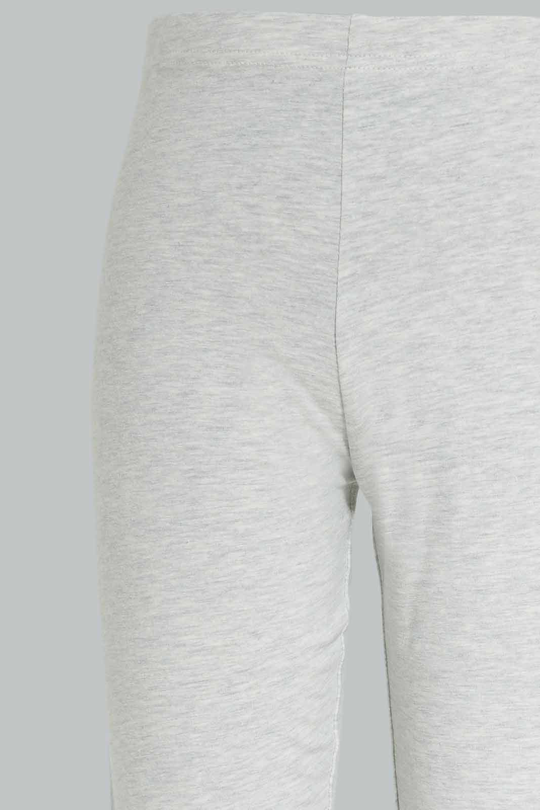 Redtag-Grey-Melange-Leggings-W/print-Category:Leggings,-Colour:Grey,-Deals:New-In,-Dept:Girls,-Filter:Senior-Girls-(8-to-14-Yrs),-GSR-Leggings,-New-In-GSR-APL,-Non-Sale,-Section:Girls-(0-to-14Yrs),-TBL,-W22A-Senior-Girls-9 to 14 Years
