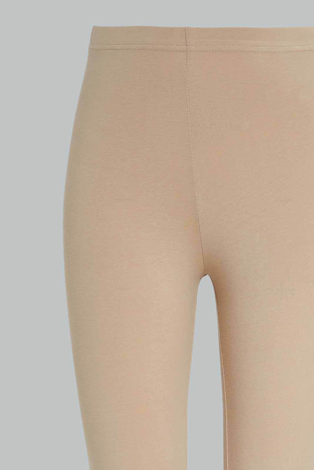 Redtag-Beige-Leggings-W/print-Category:Leggings,-Colour:Beige,-Deals:New-In,-Dept:Girls,-Filter:Senior-Girls-(8-to-14-Yrs),-GSR-Leggings,-New-In-GSR-APL,-Non-Sale,-Section:Girls-(0-to-14Yrs),-TBL,-W22A-Senior-Girls-9 to 14 Years