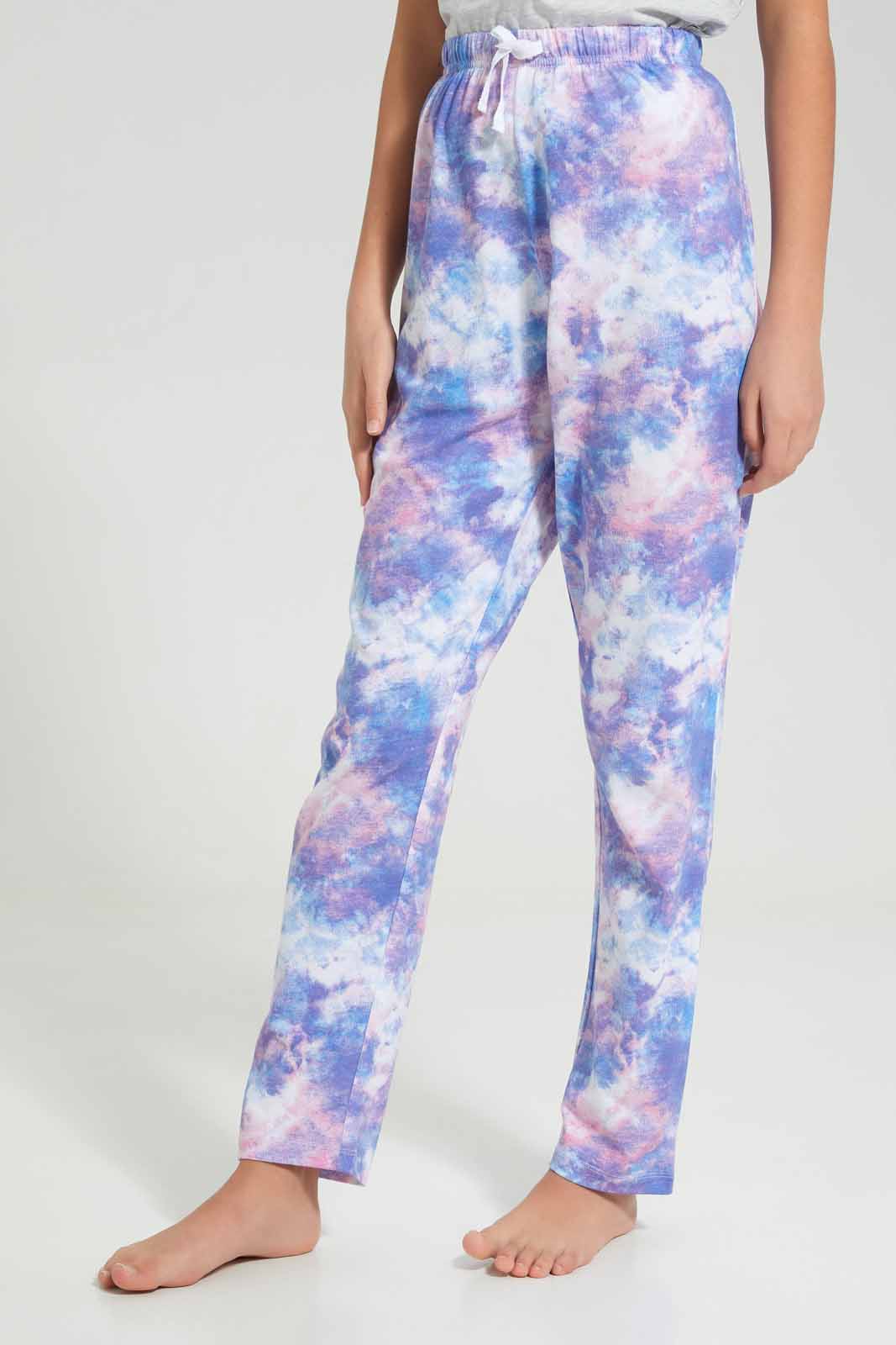 Redtag-Assorted-Knit-Pajama-Sets-Category:Pyjama-Sets,-Colour:Assorted,-Deals:New-In,-Filter:Senior-Girls-(8-to-14-Yrs),-GSR-Pyjama-Sets,-New-In-GSR-APL,-Non-Sale,-Section:Girls-(0-to-14Yrs),-W22A-Senior-Girls-9 to 14 Years
