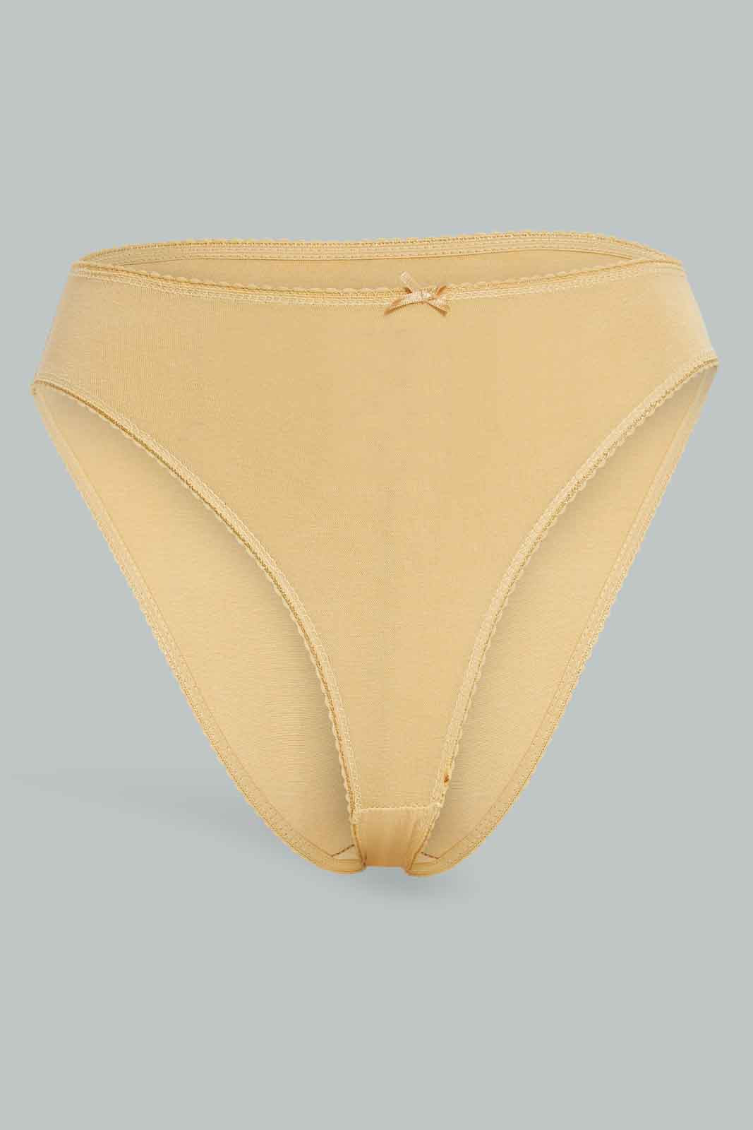 Redtag-Assorted-Plain-Hi-leg-Brief-5-Pack-365,-Category:Briefs,-Colour:Assorted,-Deals:New-In,-Filter:Women's-Clothing,-New-In-Women-APL,-Non-Sale,-Section:Women,-Women-Briefs--
