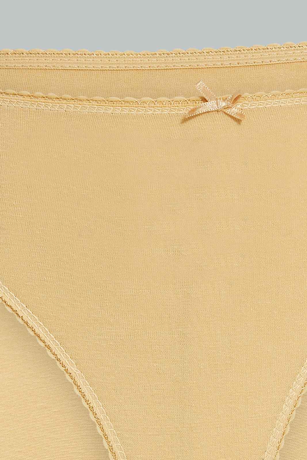 Redtag-Assorted-Plain-Hi-leg-Brief-5-Pack-365,-Category:Briefs,-Colour:Assorted,-Deals:New-In,-Filter:Women's-Clothing,-New-In-Women-APL,-Non-Sale,-Section:Women,-Women-Briefs--