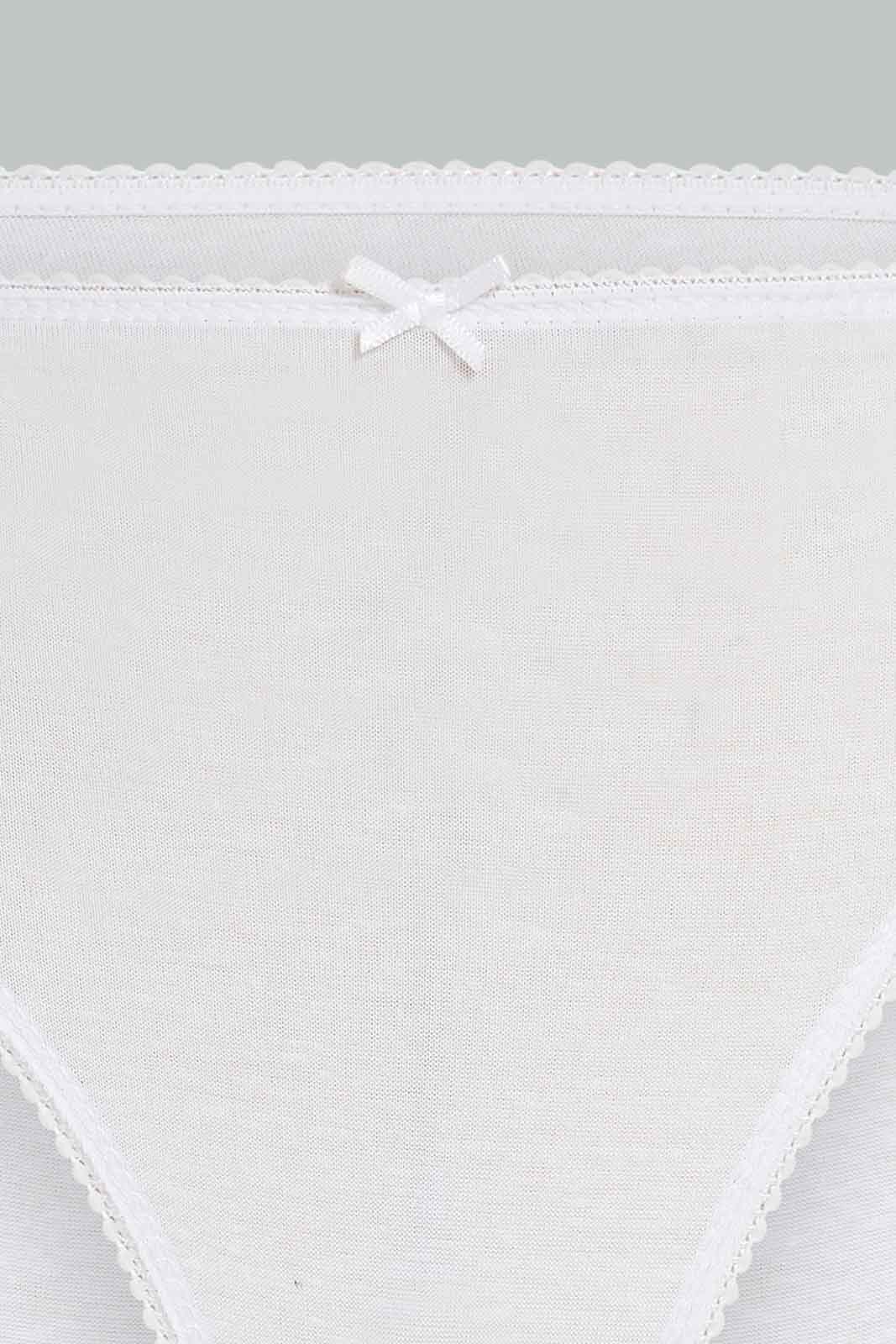 Redtag-Assorted-Plain-Hi-leg-Brief-5-Pack-365,-Category:Briefs,-Colour:Assorted,-Deals:New-In,-Filter:Women's-Clothing,-New-In-Women-APL,-Non-Sale,-Section:Women,-Women-Briefs--