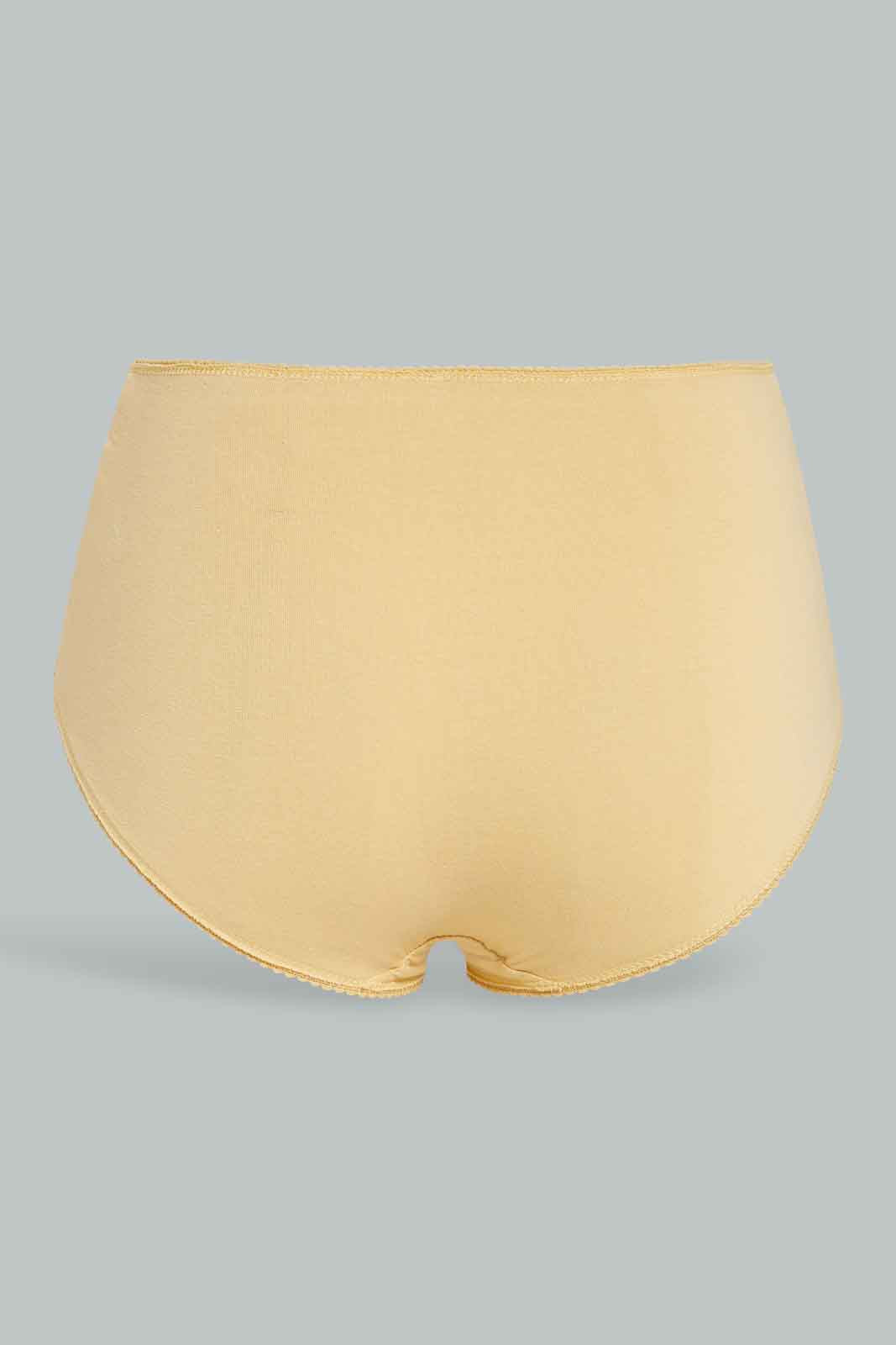 Redtag-Assorted-Plain-Full-Brief-5-Pack-365,-Category:Briefs,-Colour:Assorted,-Deals:New-In,-Filter:Women's-Clothing,-New-In-Women-APL,-Non-Sale,-Section:Women,-Women-Briefs--