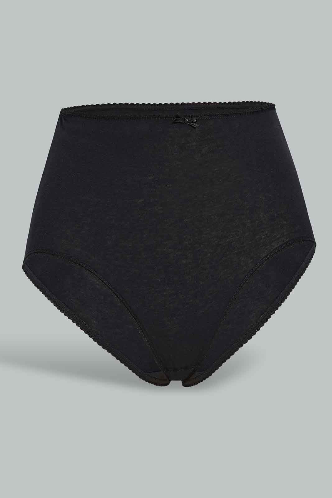 Redtag-Assorted-Plain-Full-Brief-5-Pack-365,-Category:Briefs,-Colour:Assorted,-Deals:New-In,-Filter:Women's-Clothing,-New-In-Women-APL,-Non-Sale,-Section:Women,-Women-Briefs--