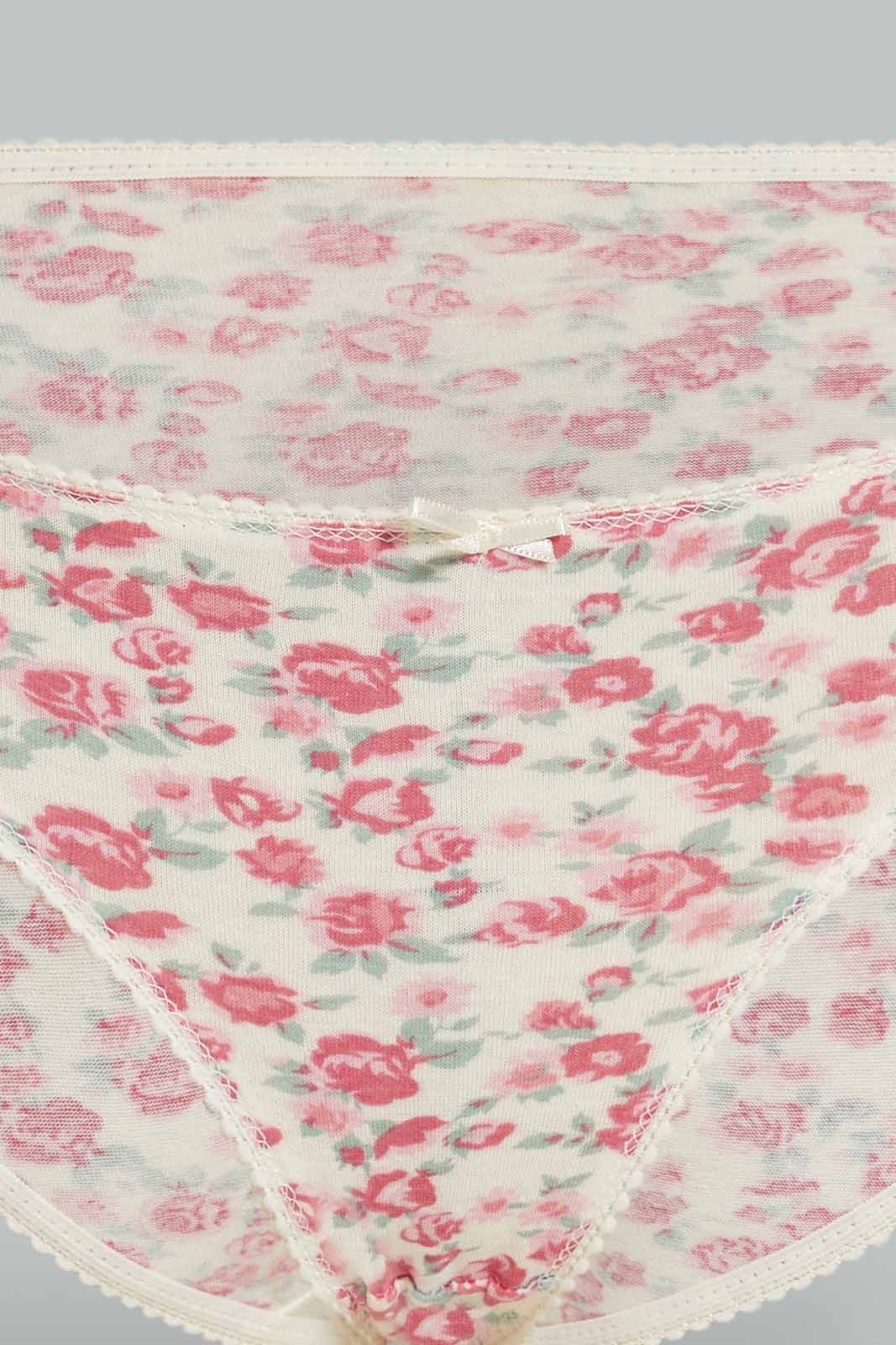 Redtag-Assorted-Print-Bikini-Brief-5-Pack-365,-Category:Briefs,-Colour:Assorted,-Deals:New-In,-Dept:Ladieswear,-Filter:Women's-Clothing,-New-In-Women-APL,-Non-Sale,-Section:Women,-Women-Briefs--