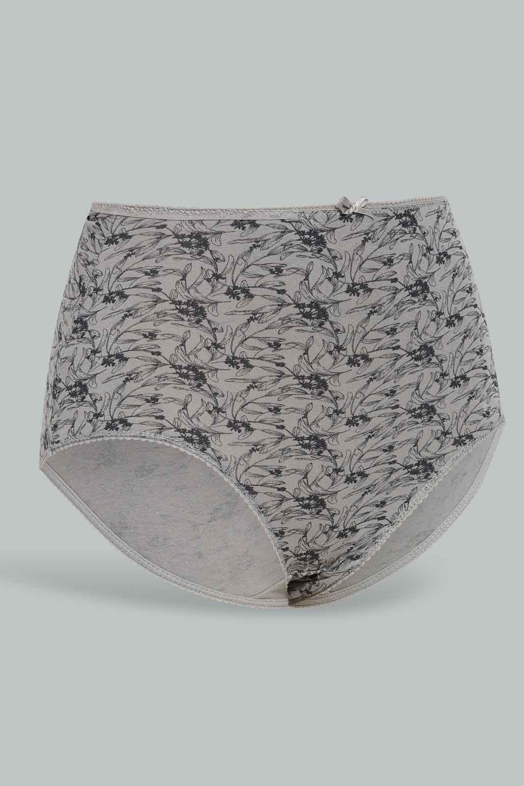 Redtag-Assorted-Print-Full-Brief-5-Pack-365,-Category:Briefs,-Colour:Assorted,-Deals:New-In,-Filter:Women's-Clothing,-New-In-Women-APL,-Non-Sale,-Section:Women,-Women-Briefs--