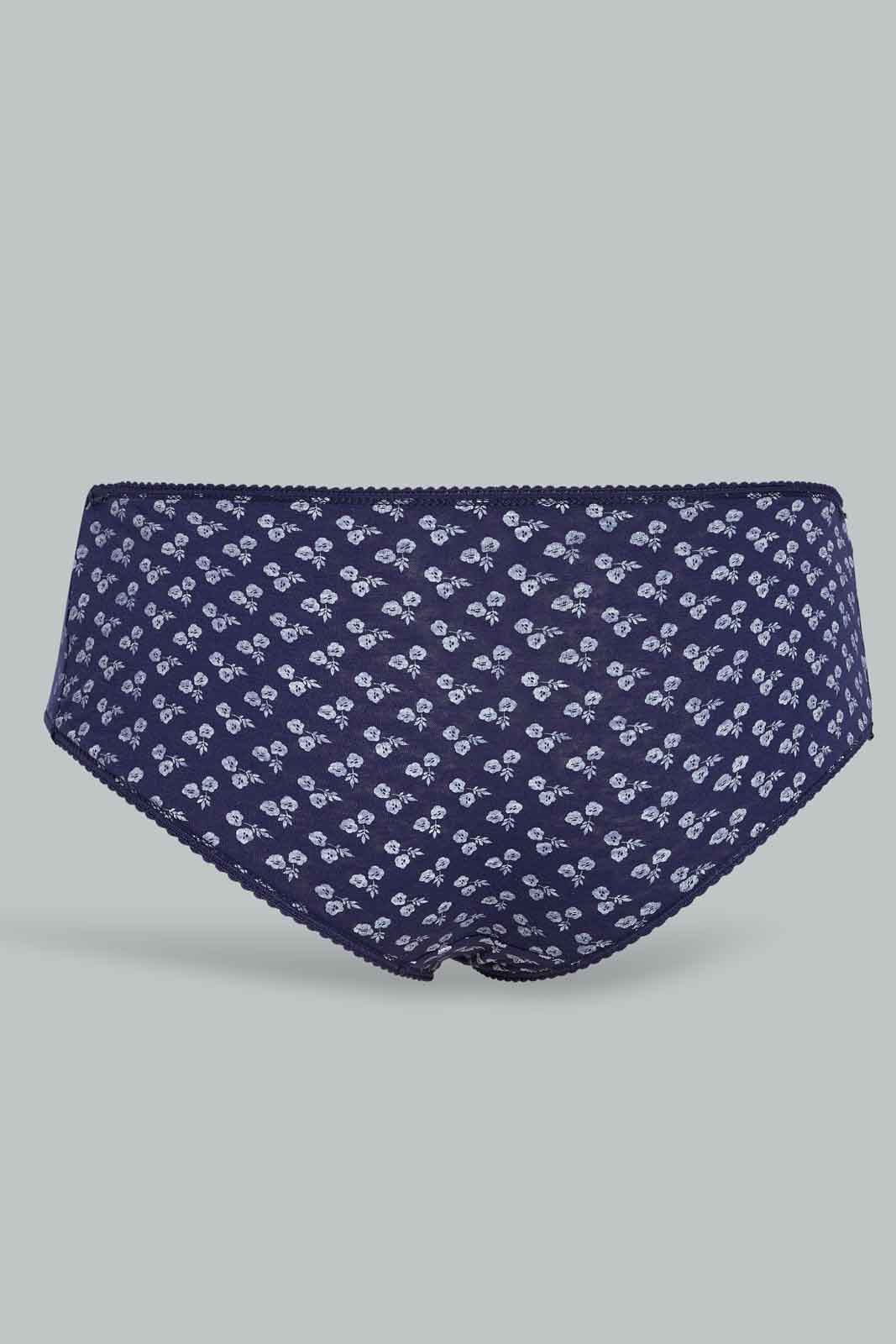 Redtag-Assorted-Print-Boy-leg-Brief-5-Pack-365,-Category:Briefs,-Colour:Assorted,-Deals:New-In,-Filter:Women's-Clothing,-New-In-Women-APL,-Non-Sale,-Section:Women,-Women-Briefs--