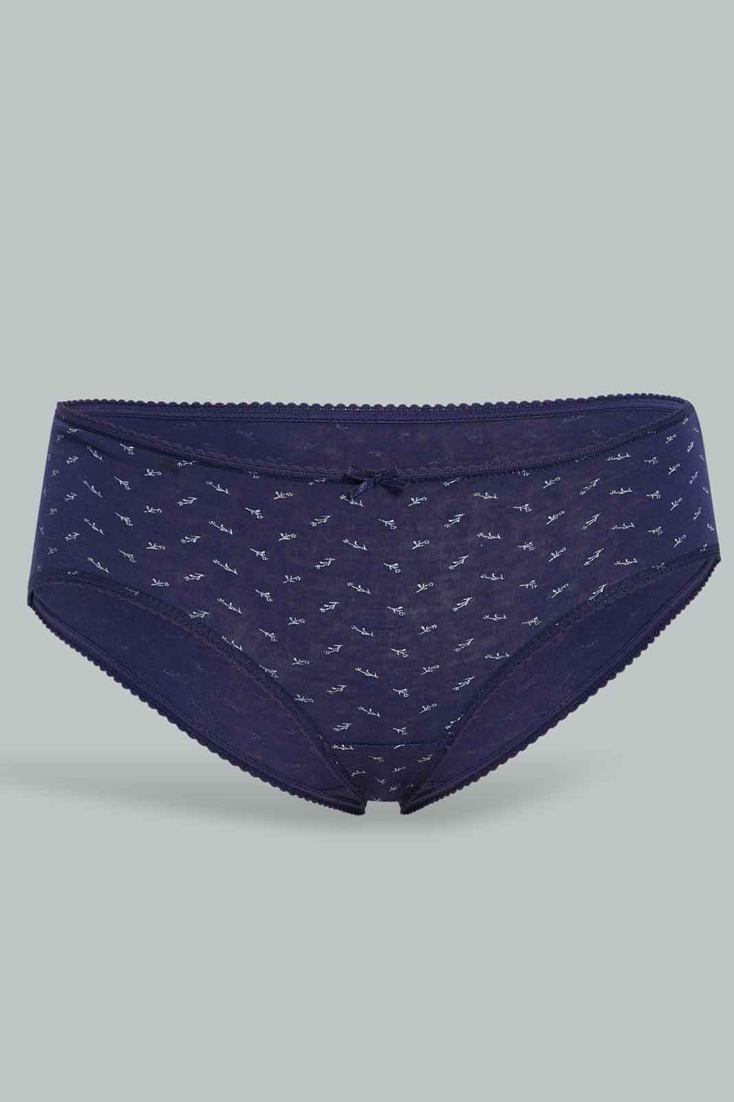 Redtag-Assorted-Print-Boy-leg-Brief-5-Pack-365,-Category:Briefs,-Colour:Assorted,-Deals:New-In,-Filter:Women's-Clothing,-New-In-Women-APL,-Non-Sale,-Section:Women,-Women-Briefs--