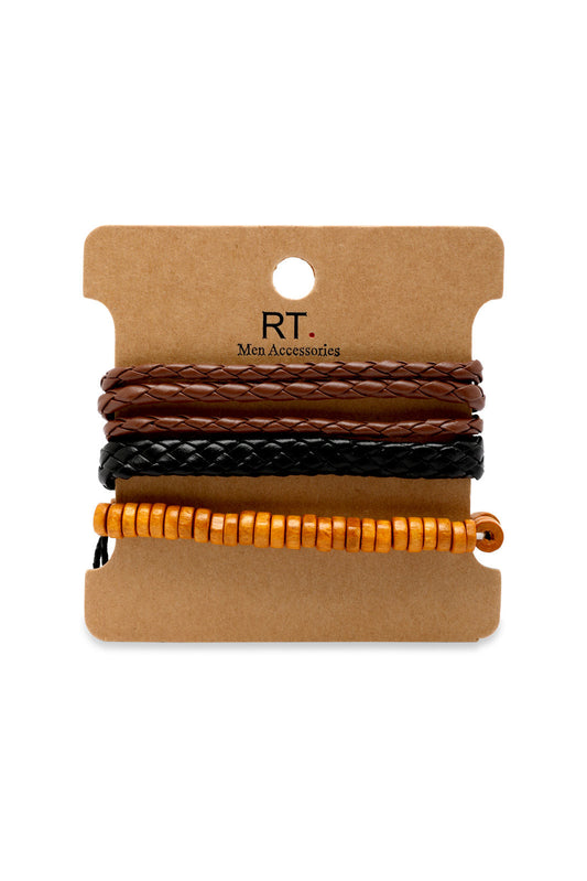 Redtag-Assrted-Bracelet-Set-Category:Bracelet,-Colour:Assorted,-Dept:Menswear,-Filter:Men's-Accessories,-Men-BRACELET,-New-In,-New-In-Men-ACC,-Non-Sale,-Section:Men,-W22A-Men's-