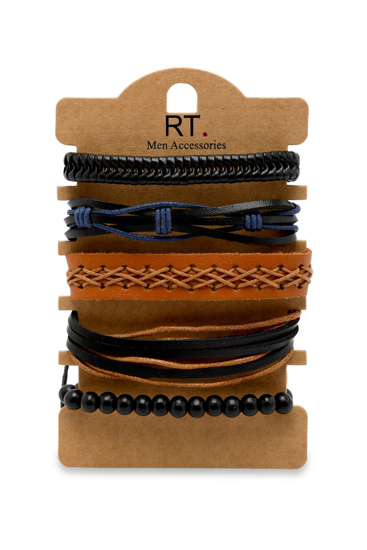 Redtag-Assrted-Bracelet-Set-Category:Bracelet,-Colour:Assorted,-Dept:Menswear,-Filter:Men's-Accessories,-Men-BRACELET,-New-In,-New-In-Men-ACC,-Non-Sale,-Section:Men,-W22A-Men's-