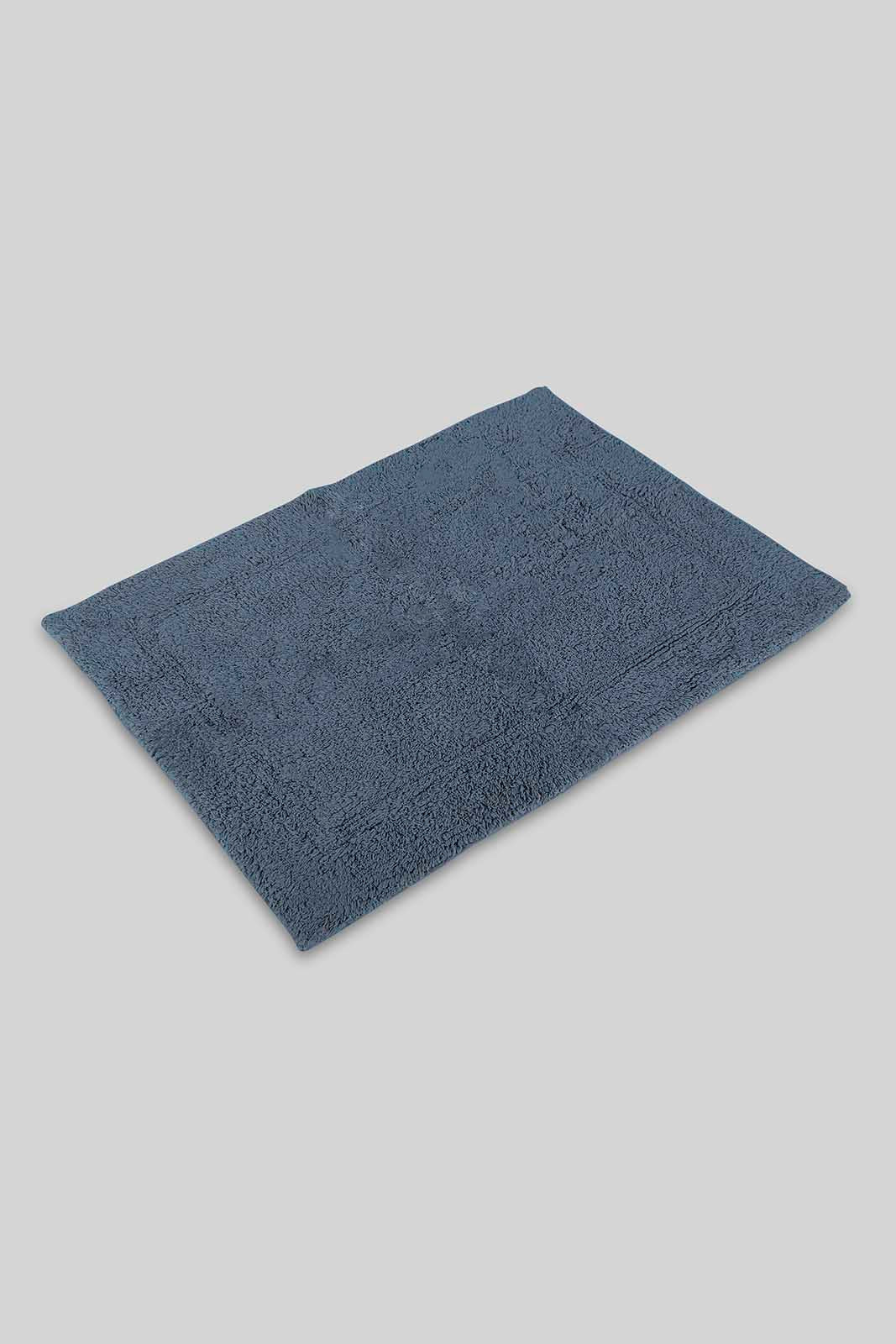Redtag-Towels-&-Bathmat-Set-(4-Piece)-Category:Towels,-Colour:Blue,-Deals:New-In,-Dept:Home,-Filter:Home-Bathroom,-HMW-BAC-Towels,-New-In-HMW-BAC,-Non-Sale,-Section:Homewares,-W22B-Home-Bathroom-
