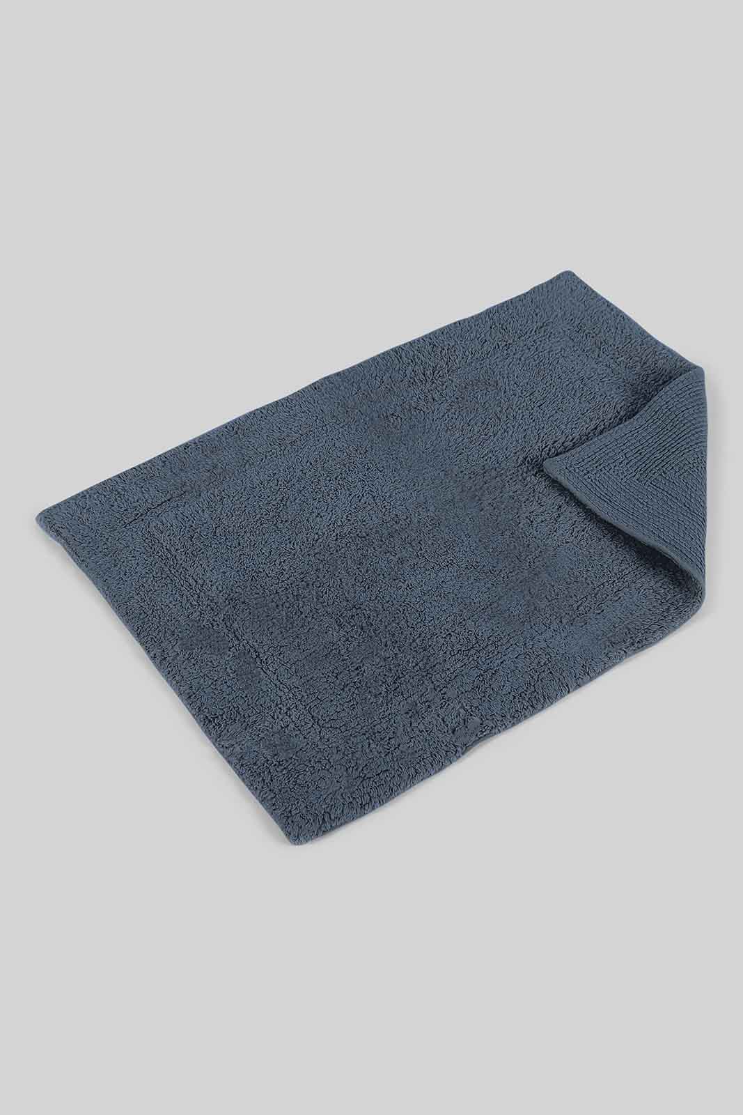 Redtag-Towels-&-Bathmat-Set-(4-Piece)-Category:Towels,-Colour:Blue,-Deals:New-In,-Dept:Home,-Filter:Home-Bathroom,-HMW-BAC-Towels,-New-In-HMW-BAC,-Non-Sale,-Section:Homewares,-W22B-Home-Bathroom-