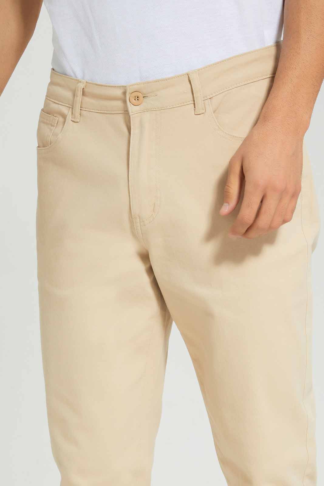 Redtag-Beige-5-Pocket-Jeans-Category:Jeans,-Colour:Beige,-Deals:New-In,-Filter:Men's-Clothing,-Men-Jeans,-New-In-Men-APL,-Non-Sale,-Section:Men,-W22A-Men's-