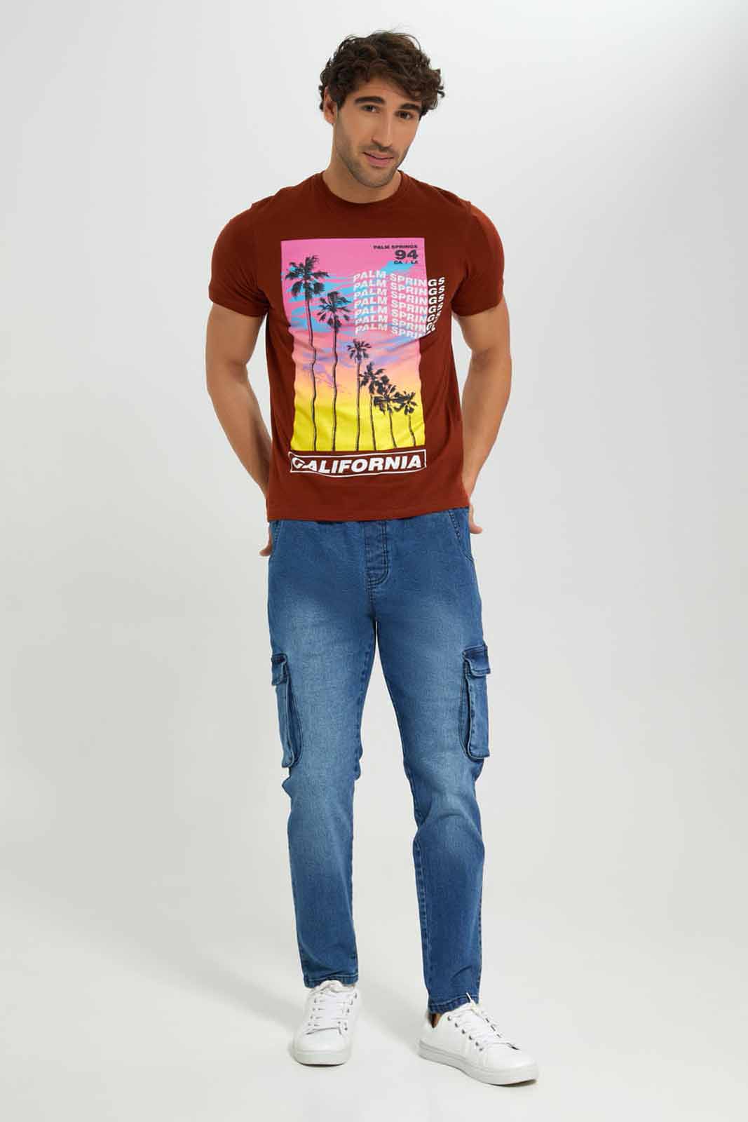 Redtag-Light-Wash-Cargo-Pocket-Pull-On-Jeans-Category:Jeans,-Colour:Light-Wash,-Deals:New-In,-Filter:Men's-Clothing,-Men-Jeans,-New-In-Men-APL,-Non-Sale,-Section:Men,-W22A-Men's-