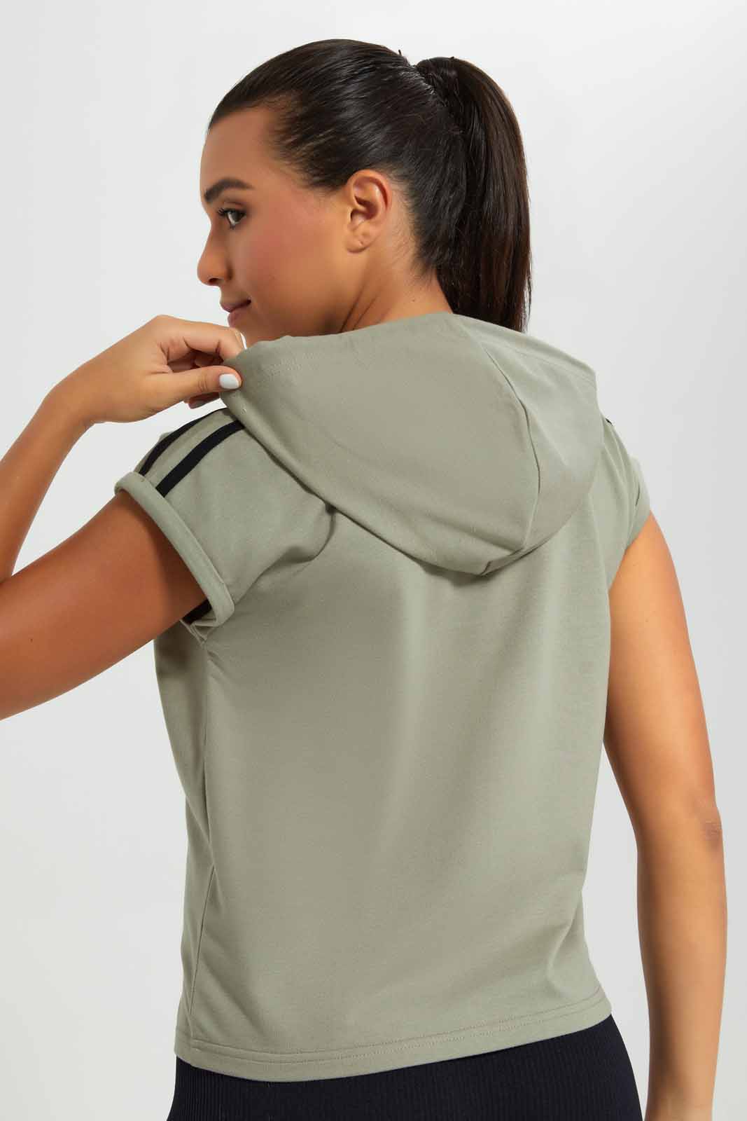 Redtag-Extended-Shoulder-Hoodie-Swetshirt-Category:Sweatshirts,-Colour:Green,-Deals:New-In,-Filter:Women's-Clothing,-New-In-Women-APL,-Non-Sale,-Section:Women,-W22A,-Women-Sweatshirts-Women's-
